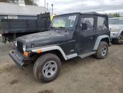 Salvage cars for sale at East Granby, CT auction: 1997 Jeep Wrangler / TJ SE