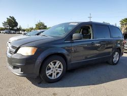 Salvage cars for sale from Copart San Martin, CA: 2012 Dodge Grand Caravan Crew