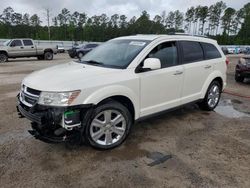 Salvage cars for sale at Harleyville, SC auction: 2012 Dodge Journey Crew