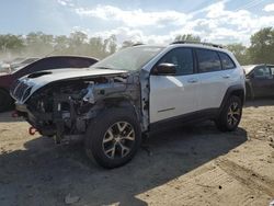 Jeep Cherokee Trailhawk salvage cars for sale: 2018 Jeep Cherokee Trailhawk