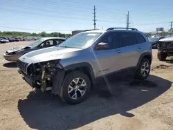 Salvage SUVs for sale at auction: 2014 Jeep Cherokee Trailhawk