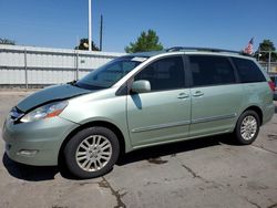 Salvage cars for sale at Littleton, CO auction: 2008 Toyota Sienna XLE