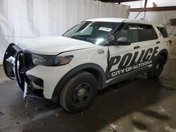 Salvage cars for sale at Ebensburg, PA auction: 2022 Ford Explorer Police Interceptor