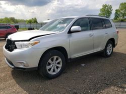 Salvage cars for sale from Copart Columbia Station, OH: 2012 Toyota Highlander Base