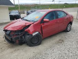 Salvage cars for sale from Copart Northfield, OH: 2017 Toyota Corolla L