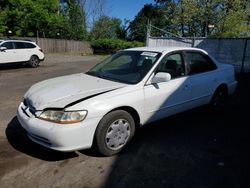 Salvage cars for sale at Portland, OR auction: 2001 Honda Accord LX