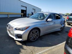 Salvage cars for sale at Vallejo, CA auction: 2015 Infiniti Q50 Base