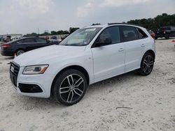 Salvage cars for sale at New Braunfels, TX auction: 2017 Audi Q5 Premium Plus S-Line