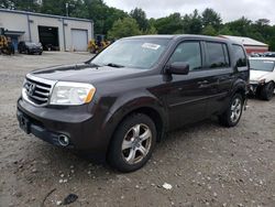 Salvage cars for sale from Copart Mendon, MA: 2013 Honda Pilot EXL