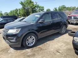Salvage cars for sale at Baltimore, MD auction: 2016 Ford Explorer