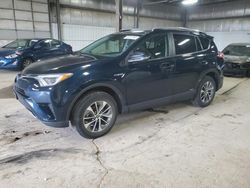 Salvage cars for sale at Des Moines, IA auction: 2018 Toyota Rav4 HV LE