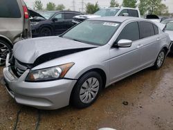 Salvage cars for sale at Elgin, IL auction: 2011 Honda Accord LX