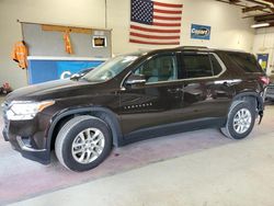 Salvage cars for sale at Angola, NY auction: 2018 Chevrolet Traverse LT