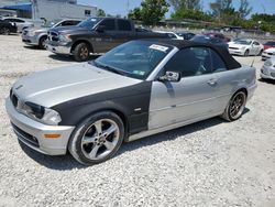 Salvage cars for sale from Copart Opa Locka, FL: 2002 BMW 325 CI