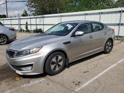 Salvage cars for sale at Moraine, OH auction: 2012 KIA Optima Hybrid