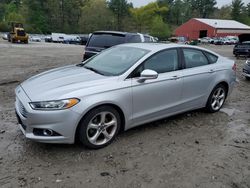 Salvage cars for sale at Mendon, MA auction: 2016 Ford Fusion SE