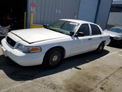 Salvage cars for sale at Vallejo, CA auction: 2003 Ford Crown Victoria Police Interceptor