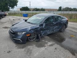 Salvage cars for sale at auction: 2020 Honda Civic EX
