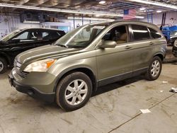 Salvage cars for sale at Wheeling, IL auction: 2007 Honda CR-V EXL