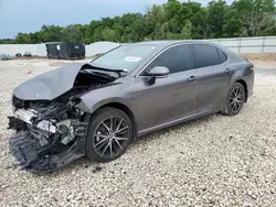 Salvage cars for sale at New Braunfels, TX auction: 2023 Toyota Camry SE Night Shade