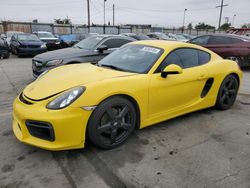 Salvage cars for sale at Los Angeles, CA auction: 2015 Porsche Cayman