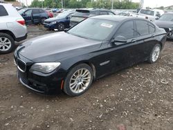 Salvage cars for sale from Copart Columbus, OH: 2014 BMW 750 XI