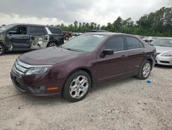 Salvage cars for sale at Houston, TX auction: 2011 Ford Fusion SE