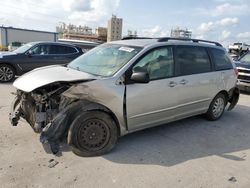 Salvage cars for sale at New Orleans, LA auction: 2008 Toyota Sienna CE
