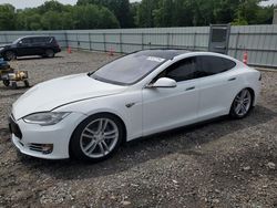 Salvage cars for sale at Augusta, GA auction: 2013 Tesla Model S