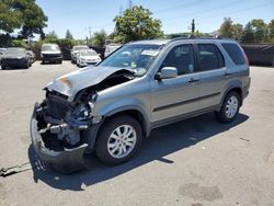 Salvage cars for sale at San Martin, CA auction: 2006 Honda CR-V EX