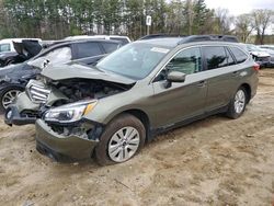 Salvage cars for sale from Copart North Billerica, MA: 2016 Subaru Outback 2.5I Premium