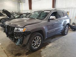 Salvage cars for sale from Copart Milwaukee, WI: 2015 Jeep Grand Cherokee Limited