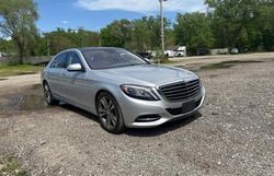 Salvage cars for sale at Chicago Heights, IL auction: 2015 Mercedes-Benz S 550