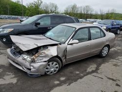 Salvage cars for sale from Copart Marlboro, NY: 2002 Toyota Corolla CE