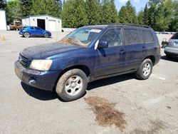 Salvage cars for sale from Copart Arlington, WA: 2005 Toyota Highlander