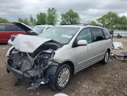 Salvage cars for sale from Copart Elgin, IL: 2009 Toyota Sienna XLE