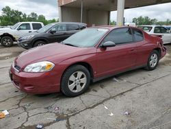 Salvage cars for sale from Copart Fort Wayne, IN: 2006 Chevrolet Monte Carlo LT
