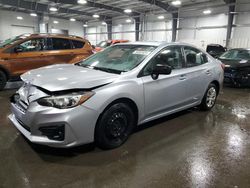 Salvage cars for sale at Ham Lake, MN auction: 2018 Subaru Impreza