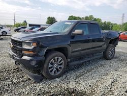 Salvage Trucks for sale at auction: 2017 Chevrolet Silverado K1500 Custom