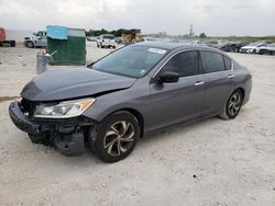 Vehiculos salvage en venta de Copart West Palm Beach, FL: 2016 Honda Accord LX