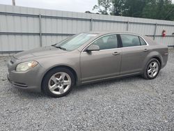 Chevrolet Malibu salvage cars for sale: 2010 Chevrolet Malibu 1LT