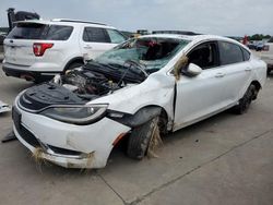 Salvage cars for sale from Copart Grand Prairie, TX: 2015 Chrysler 200 Limited