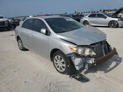 Vehiculos salvage en venta de Copart Homestead, FL: 2011 Toyota Corolla Base