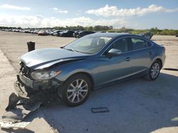 Salvage cars for sale at West Palm Beach, FL auction: 2015 Mazda 6 Sport