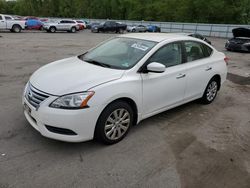Salvage cars for sale at Glassboro, NJ auction: 2013 Nissan Sentra S