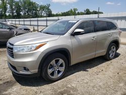 Toyota salvage cars for sale: 2014 Toyota Highlander Limited