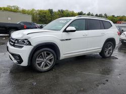 Salvage cars for sale at Exeter, RI auction: 2019 Volkswagen Atlas SE