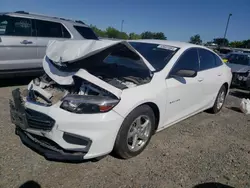 Salvage cars for sale from Copart Sacramento, CA: 2017 Chevrolet Malibu LS