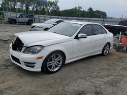 Salvage cars for sale at Spartanburg, SC auction: 2013 Mercedes-Benz C 300 4matic