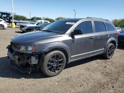 Salvage cars for sale at East Granby, CT auction: 2017 Dodge Journey GT